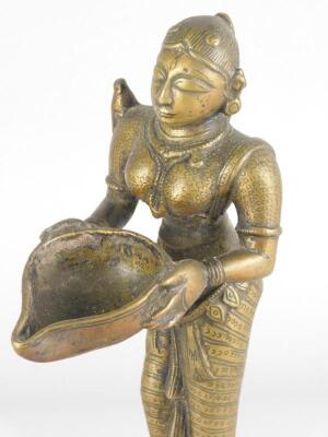 A Tibetan style bronze female figure - 2