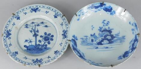 A late 18th/early 19thC Delft plate