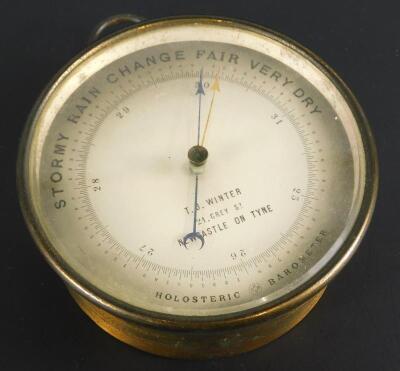 An early 20thC PHBN holosteric wall barometer