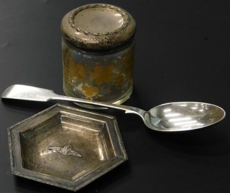 Various silver Victorian tablespoons