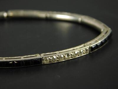 An expanding bar link bracelet - 2