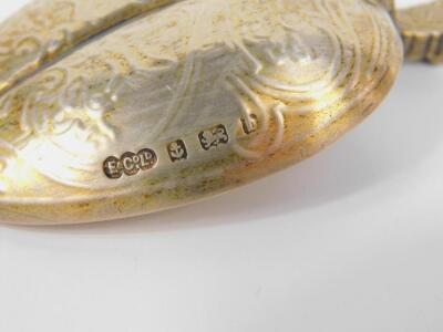 An Edward VII silver replica of the Coronation Anointing spoon - 3