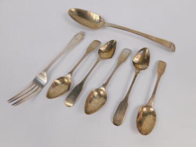 A George II silver table spoon