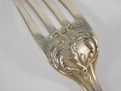 A George II silver table spoon - 2