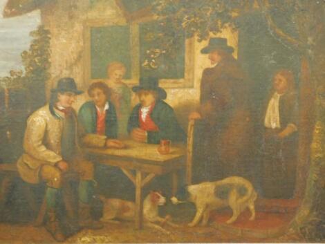 Manner of George Morland (1763-1804). The Village Inn