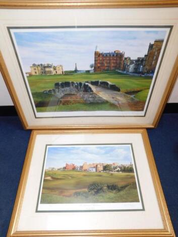 Richard Chaley (20thC). St Andrews Old Course Road Hole