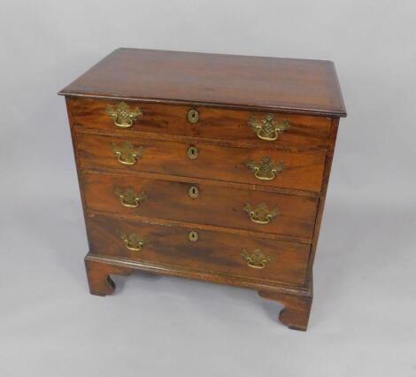 A George II mahogany chest of drawers