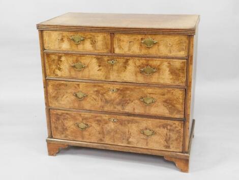 A George I walnut chest