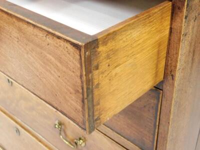 A George III mahogany chest - 2