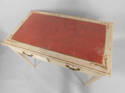 A 19thC mahogany side table - 3