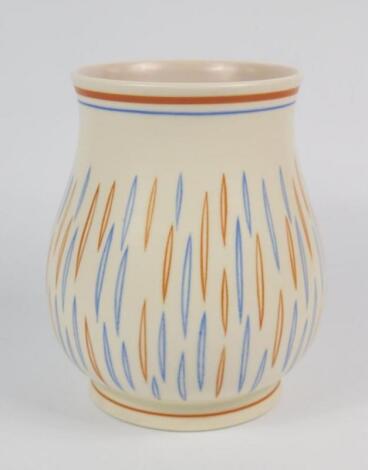 A Poole pottery 1950's vase