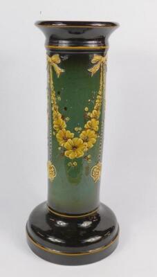 A late 19thC Art Pottery jardiniere stand - 3