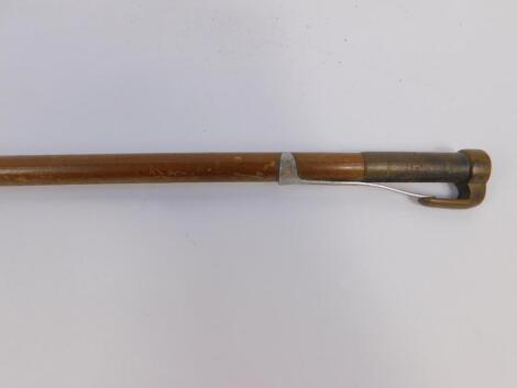 A vintage Hardy's fishing landing net handle