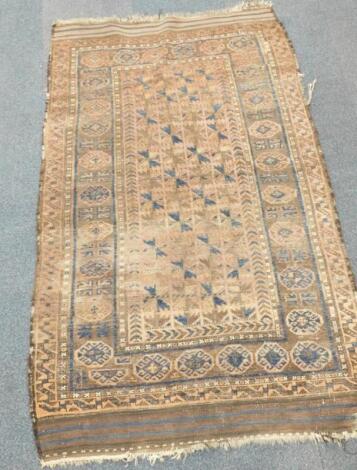 A Caucasian wool rug