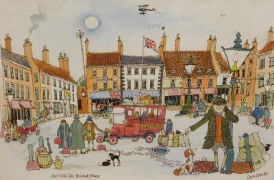 Colin Carr (1929-2002). Caistor - The Market Place