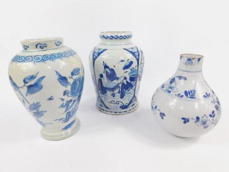 A group of mid 18thC Delftware