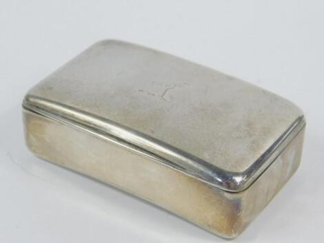 A George III silver and silver gilt snuff box by Robert Cattle & James Barber