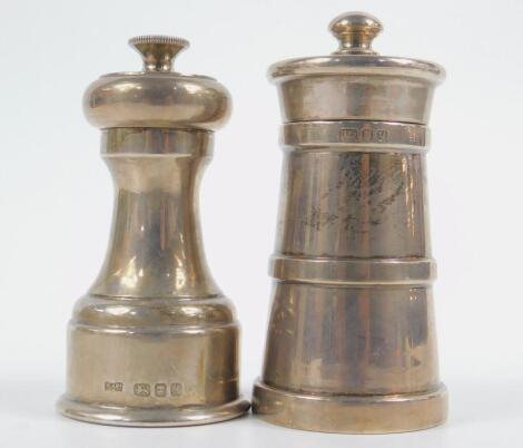 An Elizabeth II pepper mill by Mappin & Webb