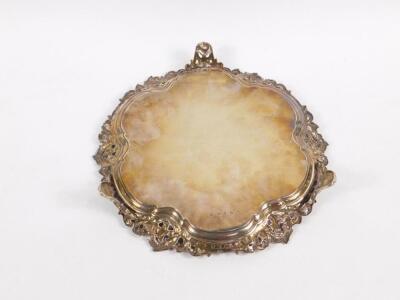 A Victorian silver salver by Henry Wilkinson & Co. - 2