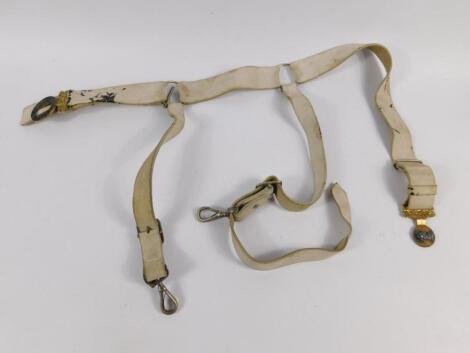 East Yorkshire militia belt and hangers