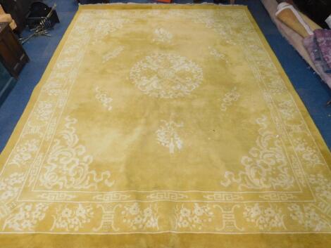 A Chinese handcut wool carpet