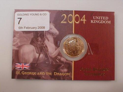 A 2004 sovereign. £75-85