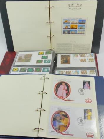 Eight albums containing First Day Covers 1940's to 2000's