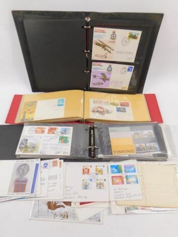 Military First Day Covers.- A small group in three albums of predominantly RAF First Day Covers.