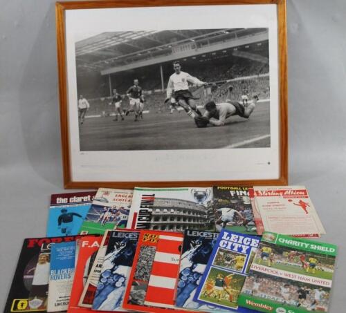 A photographic print Legend Series Jimmy Greaves Wembley 1963