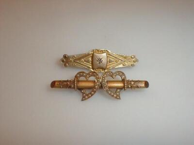 A small Victorian memorial brooch