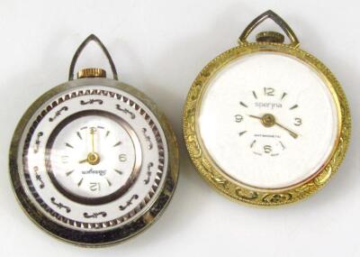 Various ladies miniature fob watches of varying designs - 4