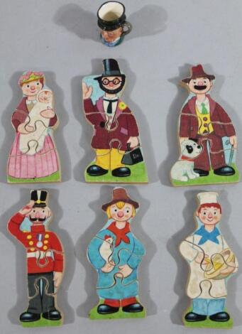 Various Trumpton jigsaw pieces