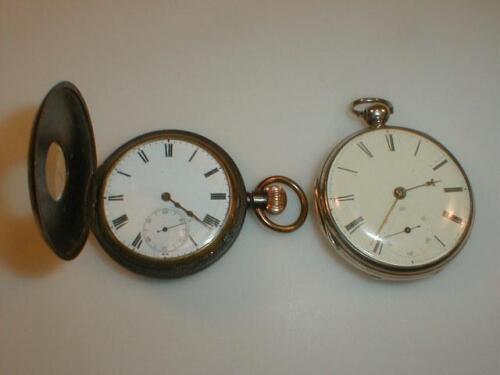 A half hunter pocket watch