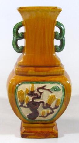 A 20thC Tangxi Chinese pottery vase