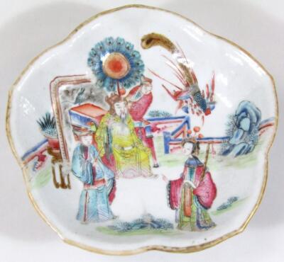 A Chinese semi-porcelain Kangxi style dish - 2