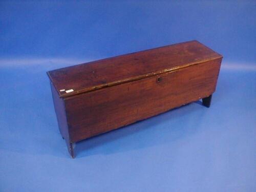 A 17thC oak sword chest