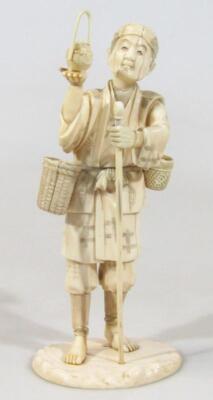 A Japanese Taisho period ivory figure