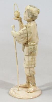 A Japanese Taisho period ivory figure - 2