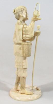 A Japanese Taisho period ivory figure - 4