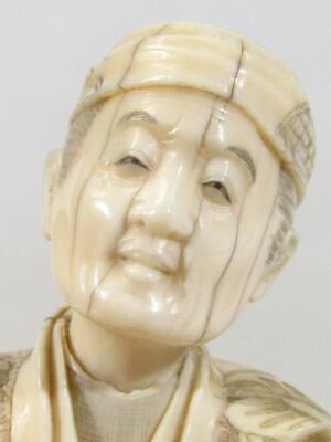 A Japanese Taisho period ivory figure - 6