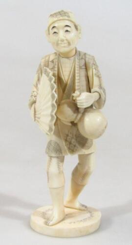 A Japanese Taisho period ivory figure