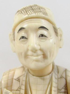 A Japanese Taisho period ivory figure - 6