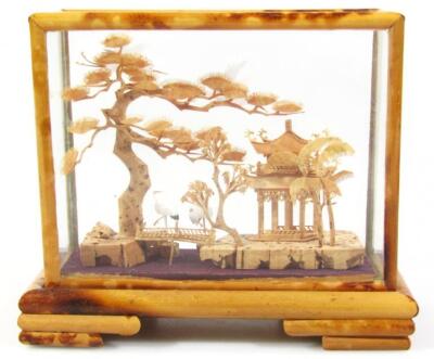 Three various cork dioramas - 4