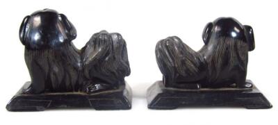 A pair of Chinese figures of Dogs of Fo - 3