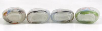 Three Japanese reverse glass snuff bottles - 3