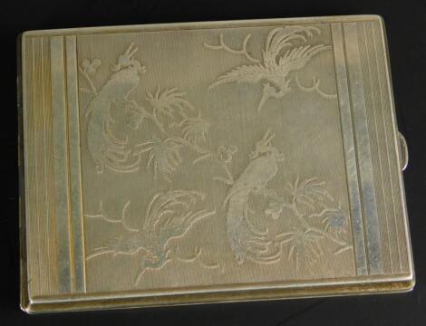 A Chinese cigarette case