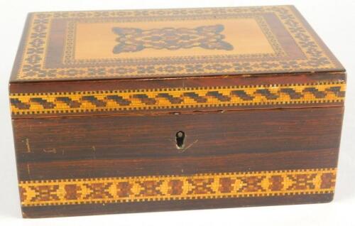 A late 19thC Tunbridge Ware box