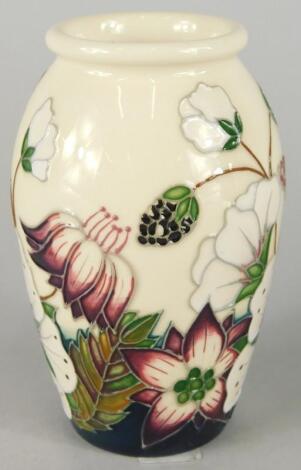 A Moorcroft pottery Brambles Revisited pattern vase