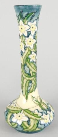 A Moorcroft pottery Baby Blue Eyes vase