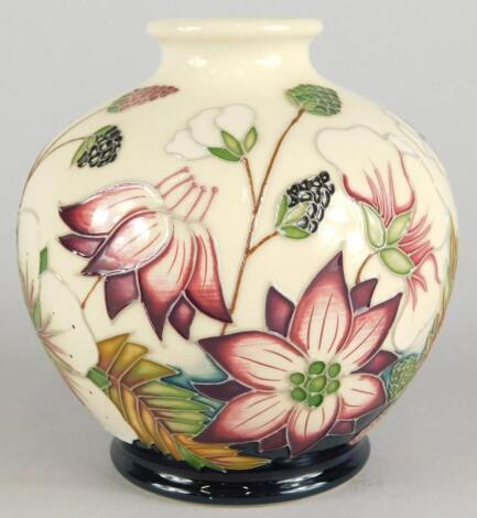 A Moorcroft pottery Brambles Revisited globular vase